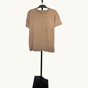 Women's Short Sleeve Tan Tee
